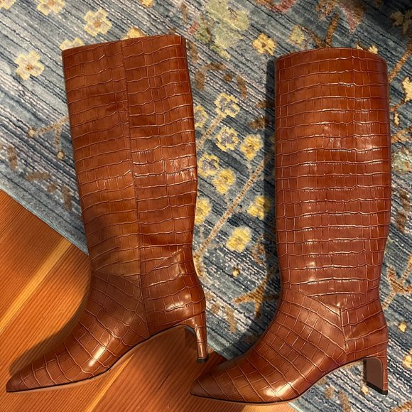 Emerson Fry Shoes - Emerson Fry Lou Walking Boot Croc Cognac size 39 / BRAND NEW